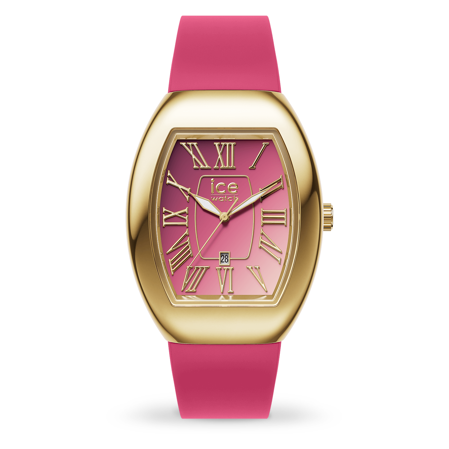 Rose Gold Ice Watch Armband Leder Women's Watch Ice-Watch